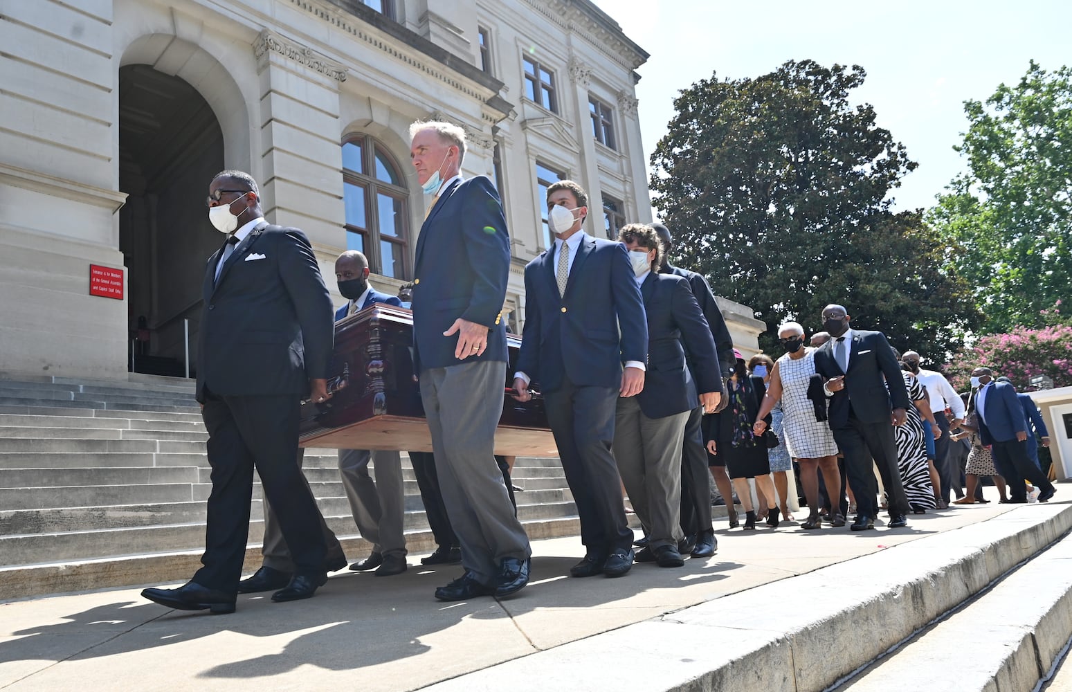 C.T. Vivian at the Georgia Capitol