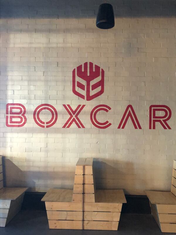 The interior of Boxcar