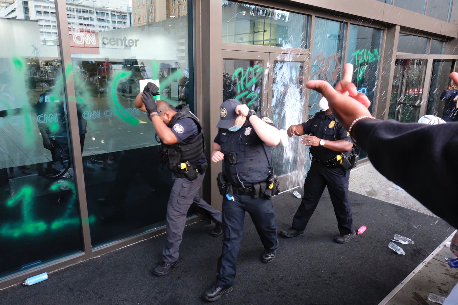 PHOTOS: Atlanta Protests -- the police