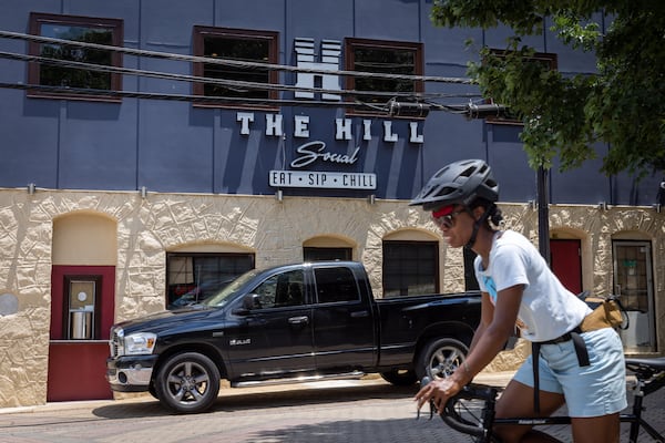 The Hill Social restaurant is one of only a few restaurants within walking distance to Atlanta University Center students.  (Arvin Temkar / arvin.temkar@ajc.com)