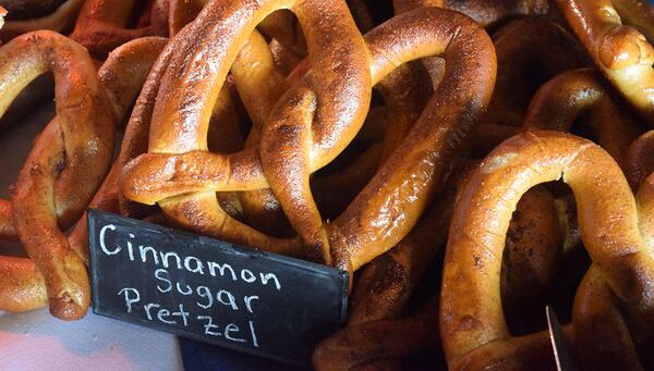 Cinnamon Sugar Pretzels at Coolray Field