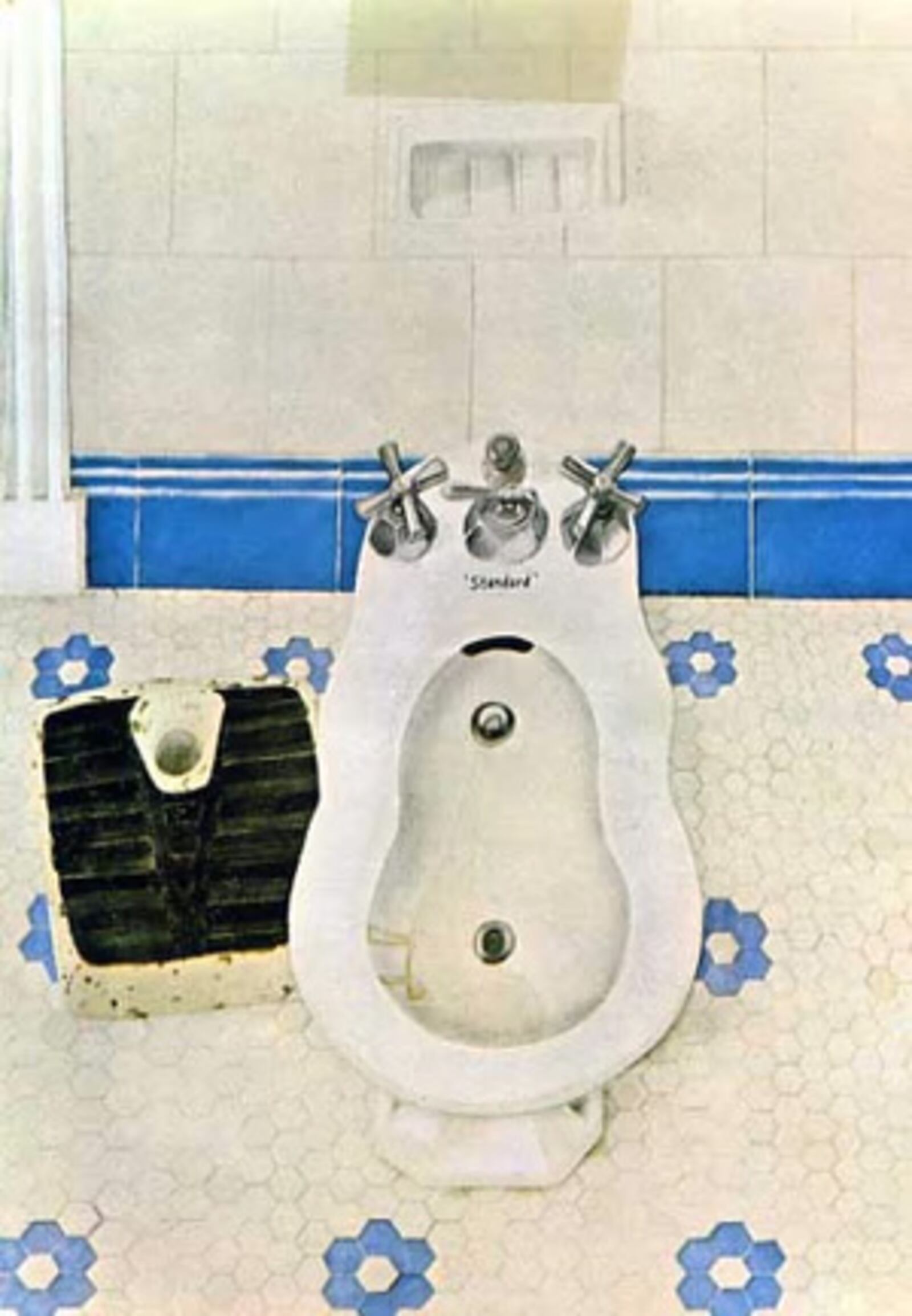 Karen Lamassonne, “Bidet Azul,” 1979.