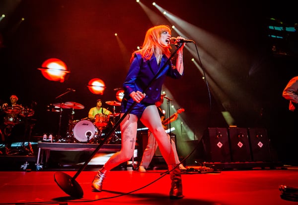 Paramore plays a long-awaited sold out show at State Farm Arena, Atlanta, on May 25, 2023.