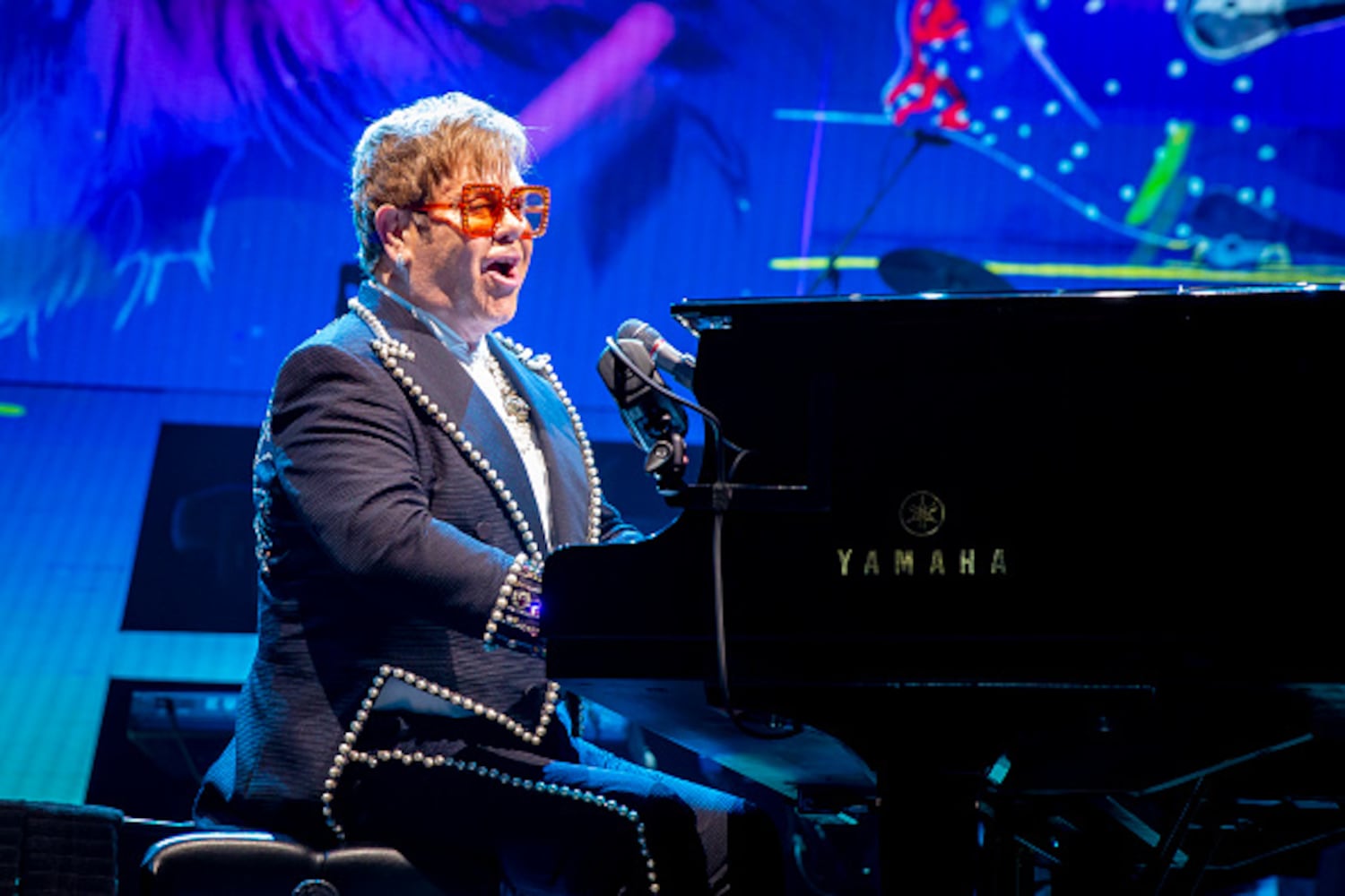 Elton John through the years