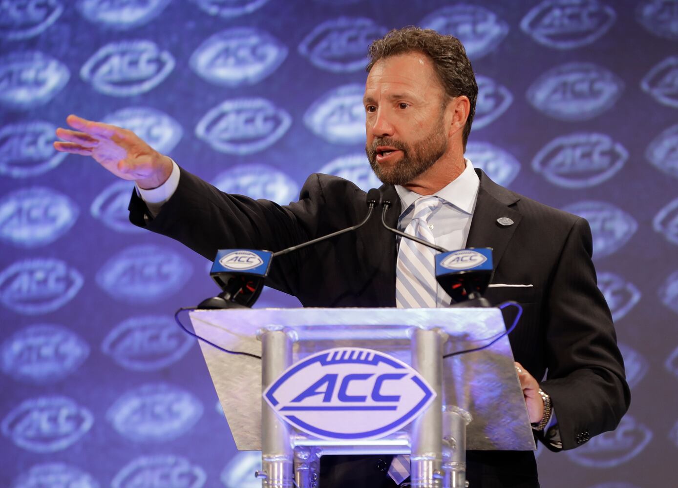 Photos: Tech’s Marshall, Johnson speak at ACC media days