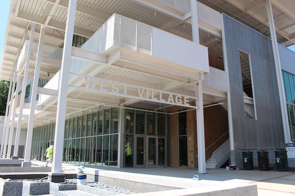 Georgia Tech’s West Village, which will include shops, restaurants, classrooms and meeting rooms. PHOTO CONTRIBUTED