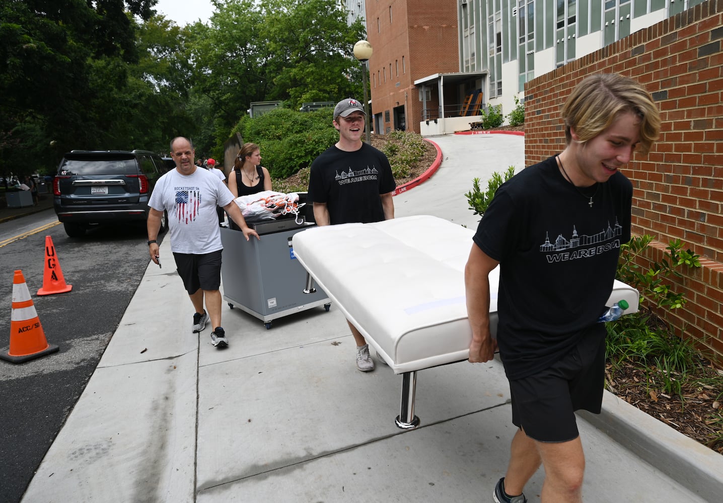 UGA move-in photo