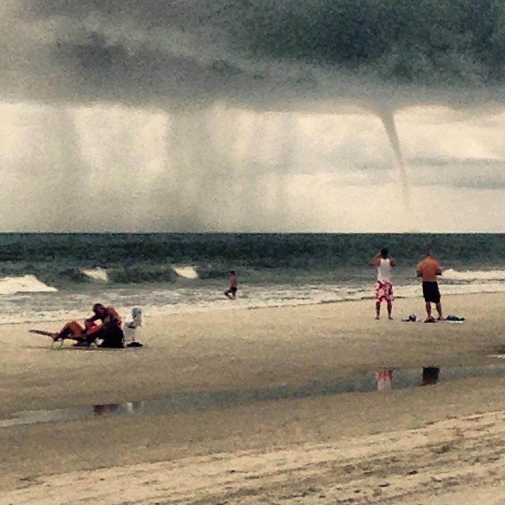 Waterspout off St. Johns County coast