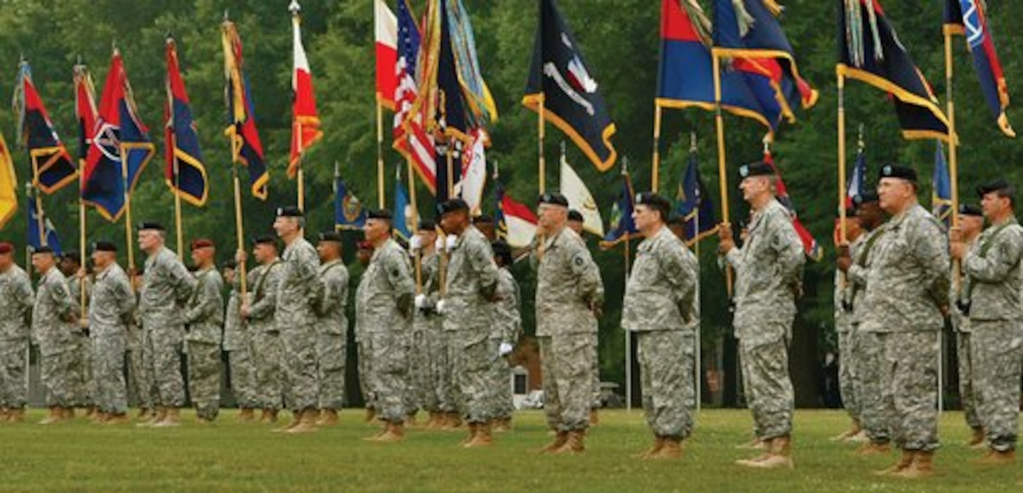 Army change of command ceremony