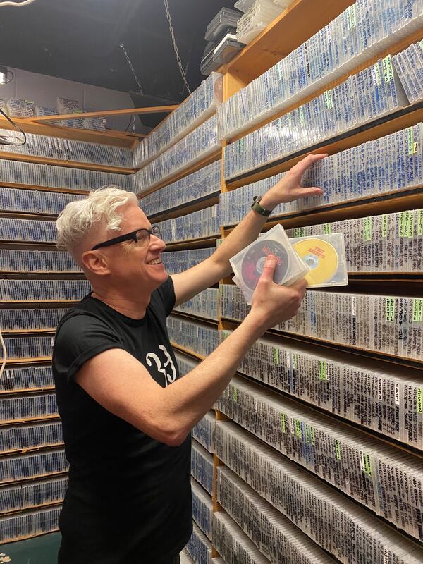 John Robinson prides himself at tracking down obscure films at Videodrome.
Courtesy of Jordan Kady