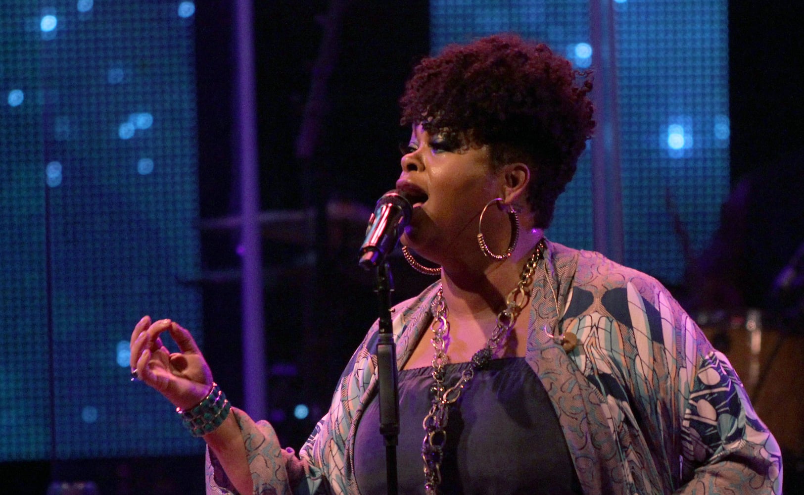 Jill Scott performs at Chastain Park Amphitheatre