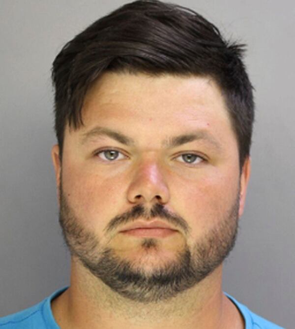 Road rage suspect David Desper is pictured here in a photo from West Goshen Police Department. Desper allegedly shot and killed Bianca Roberson last Wednesday after the two were trying to merge into a single lane on a Chester County highway.