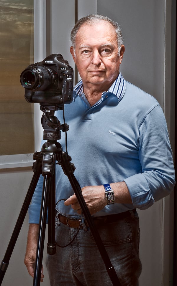 Robert Weingarten at his studio in Malibu, California.