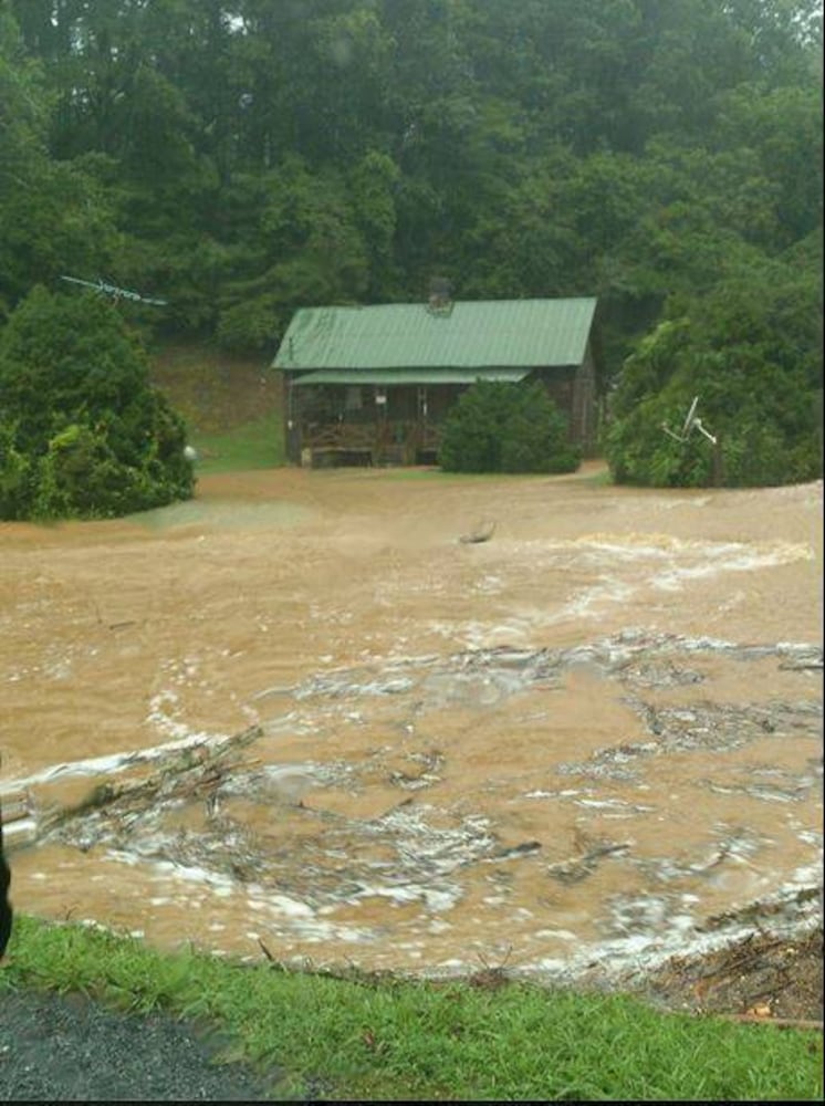 Atlanta Weather| Rain causes road damage, flooding in metro area