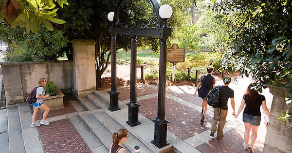 The Arch is both the entrance to the University of Georgia’s campus in Athens, and the symbol of the university. Courtesy of Andrew Davis Tucker / University of Georgia