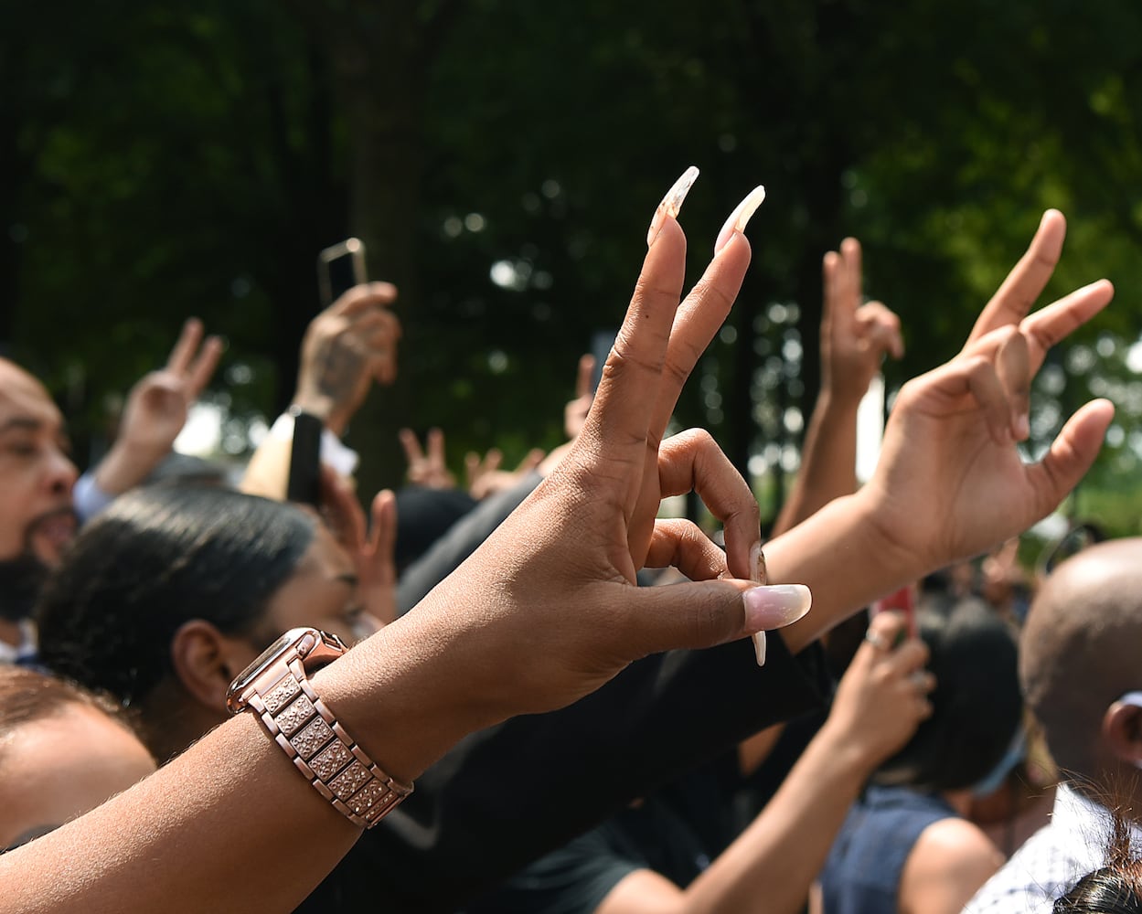 PHOTOS: Protesters gather across metro Atlanta