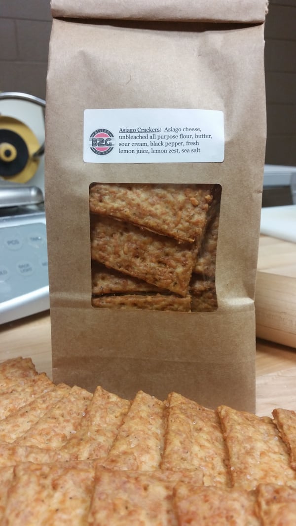  Asiago crackers from Bistro 2 Go