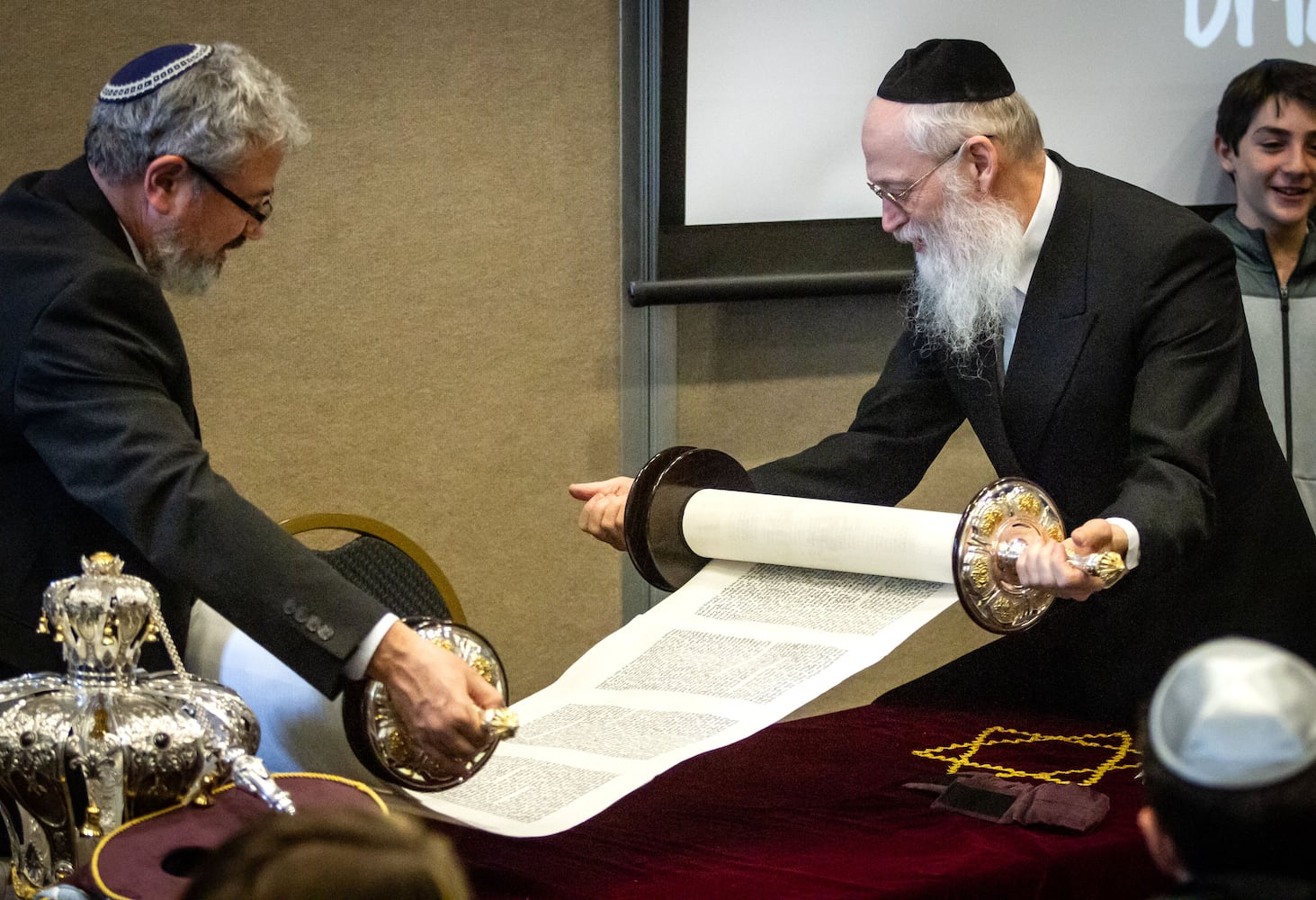 PHOTOS: Celebrating special Torah in Cobb