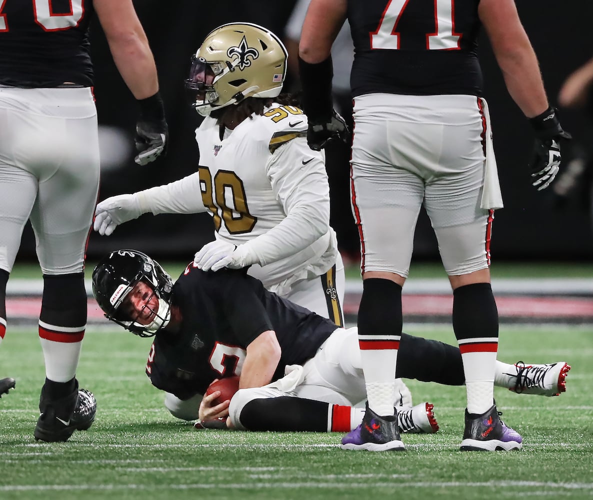 Photos: Falcons seek another win over the Saints