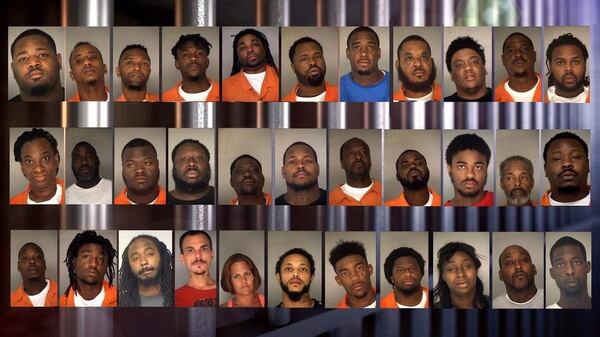 Top row, left to right: Keith Beddingfield Jr., Shavious Antwan Balcom, Cassius Denzel Alexander, Kyrod Terrell Butts, Lewis Monroe Cheney II, Chad Demarco Cummings, Yarvis Eugene Denmark, Takeyma Sebris Duhart, Tavish Rashard Faulks, Travis Tremaine Felton and Devonta Rashrod Hicks. Middle row, left to right: Felicia Latrell Hargrove, Elijah James Hawkins, Shelley Davis Johnson, Jr., Kenyatta Sharroid Jones Sr., Corey Jamar Holmes, Steven Quintrell Howard, Kelvin Demetris Johnson, Johntellis Montez Mathis, Chad Andre Matthews, Mallary Charles McClendon and Emmanuel McGhee. Bottom row, left to right: Allen Keith Mitchell, Anthony Dewayne Morgan Jr., Kenyan Javit Newton, James Francis Peyton Jr., Kimberly Peyton, Christopher Allen Powell, Twayne Jafar Rainey Jr., Leroy Frank Richards III, Portia Nicole Stephens, Cory Benji Stubbs and Laron Jeffrey Woodard.