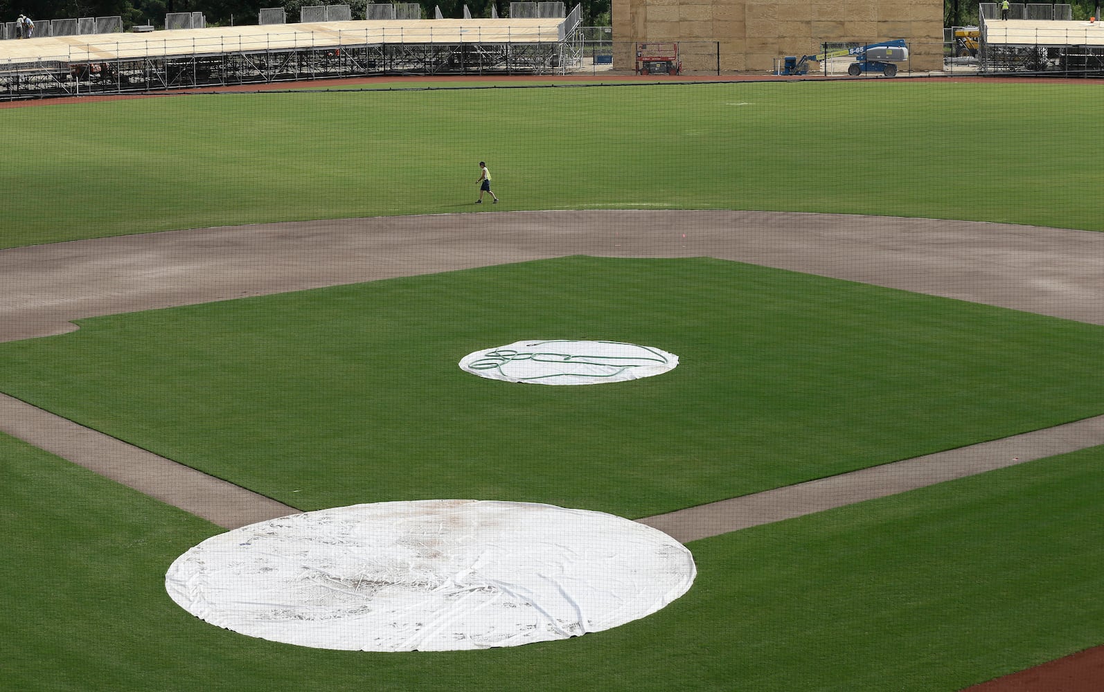 Fort Bragg builds a baseball field