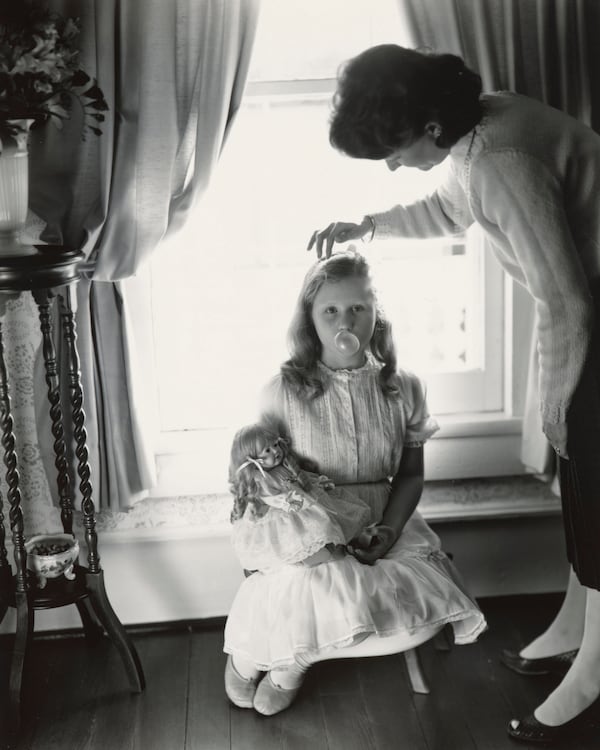 "Jennifer, Mother and Hair Bow with Bubble (At Twelve)" by Sally Mann. Courtesy of Sally Mann