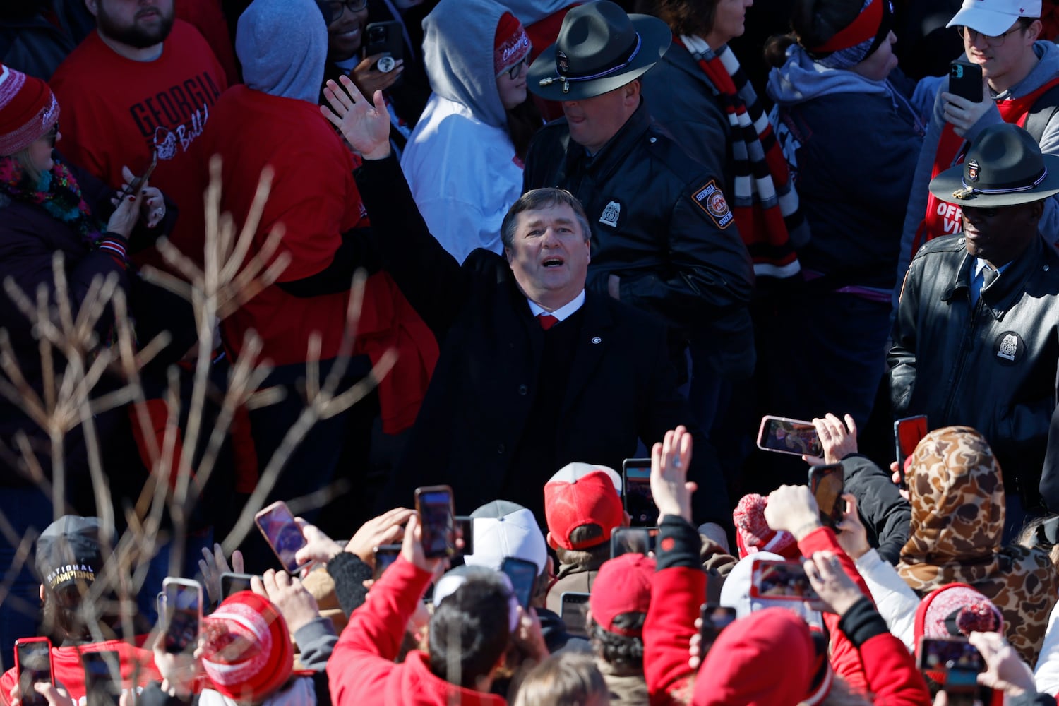 Georgia championship celebration