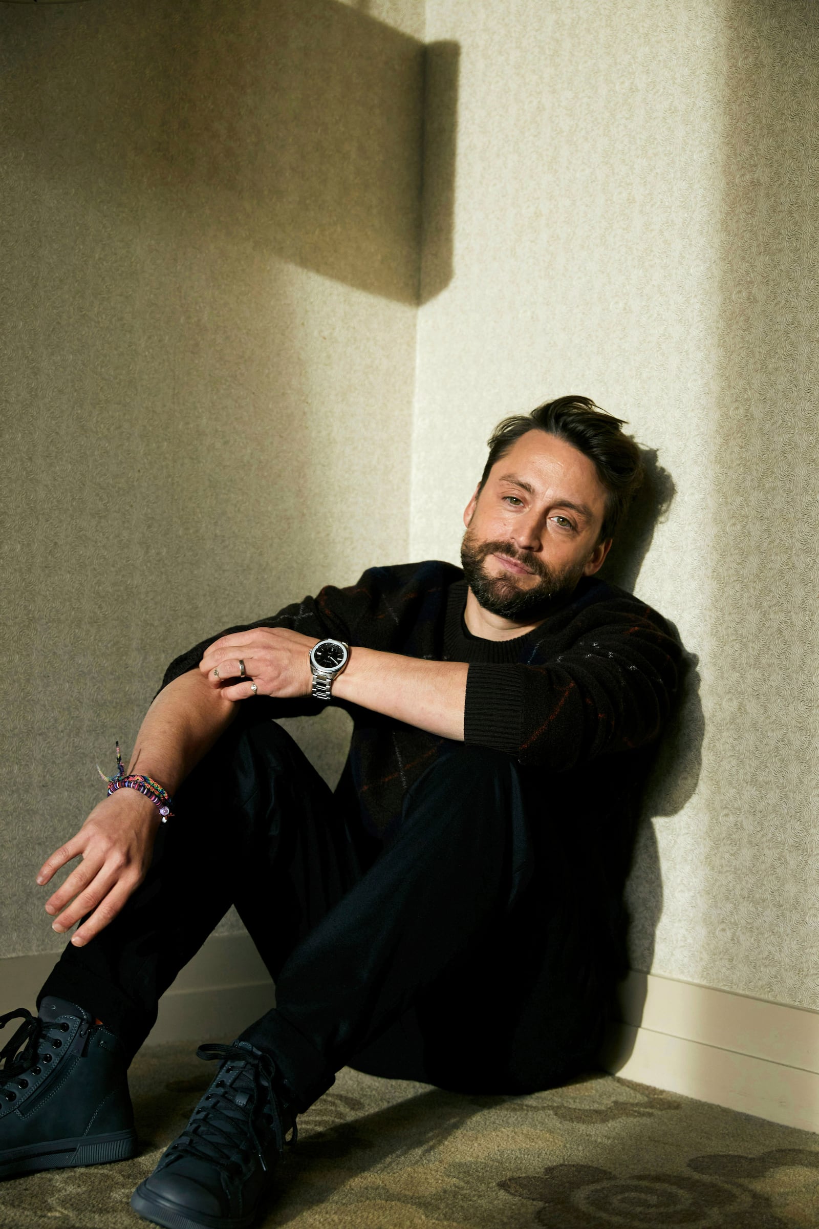 Kieran Culkin poses for a portrait to promote the film "A Real Pain" on Thursday, Oct. 17, 2024, in New York. (Photo by Taylor Jewell/Invision/AP)