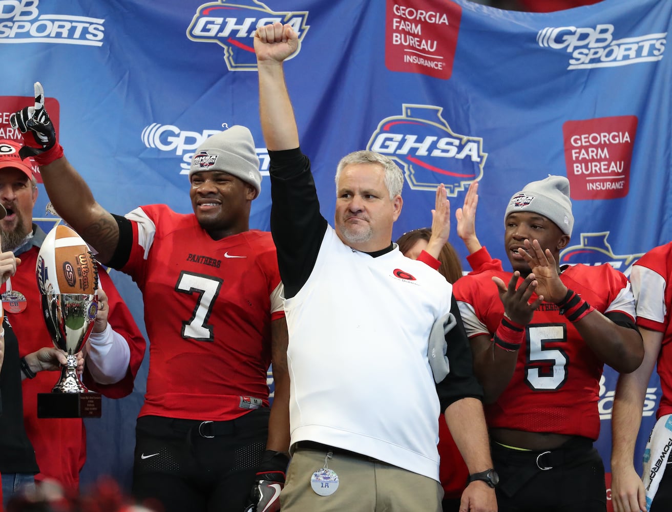 Photos: Day 1 of HS state title games at Mercedes-Benz Stadium