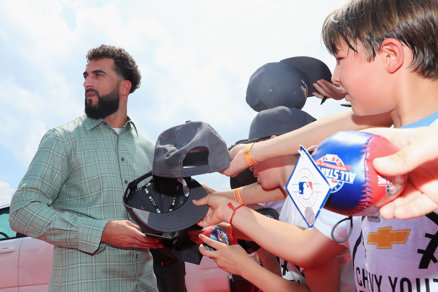 Photos: Braves looking sharp at the All-Star game