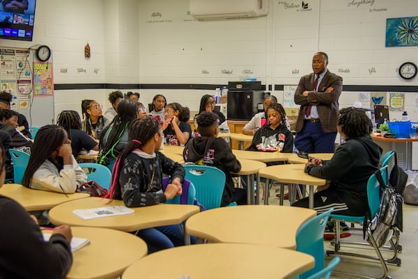 Artesius Miller was inspired to be an educator by his grandmother, a kindergarten teacher in Gary, Indiana. Jamie Spaar For the AJC