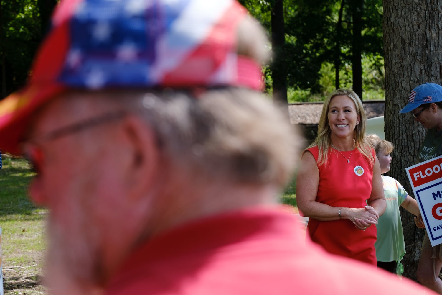 Marjorie Taylor Greene bus tour