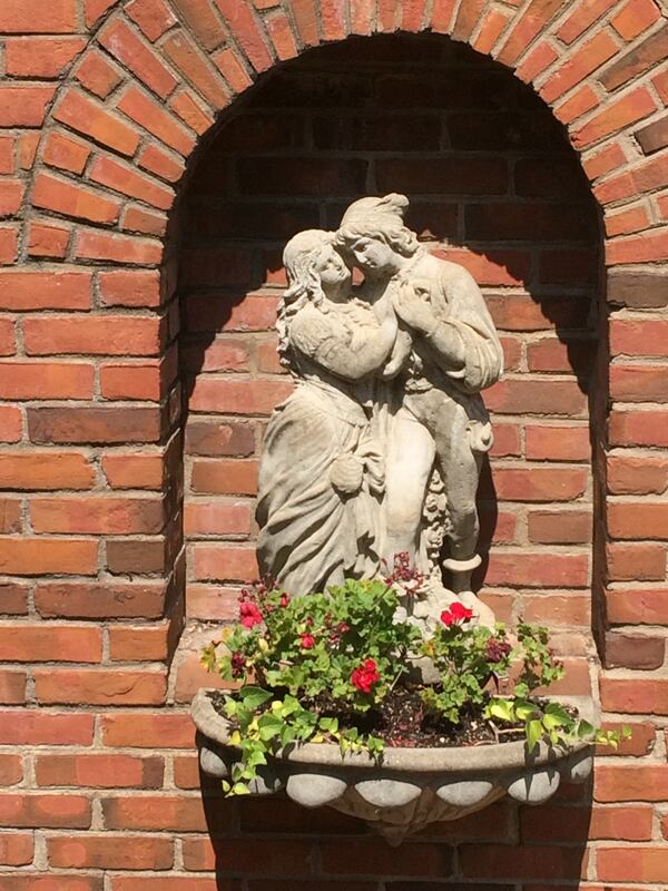 The statue outside Mr. and Mrs. Massell's Buckhead home. Photo: Jennifer Brett