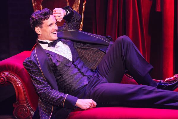 Stephen Mark Lukas stars as lovable rogue Nick Arnstein in Broadway in Atlanta's presentation of “Funny Girl” coming to the Fox Theatre. 
(Courtesy of Broadway in Atlanta / Matthew Murphy)