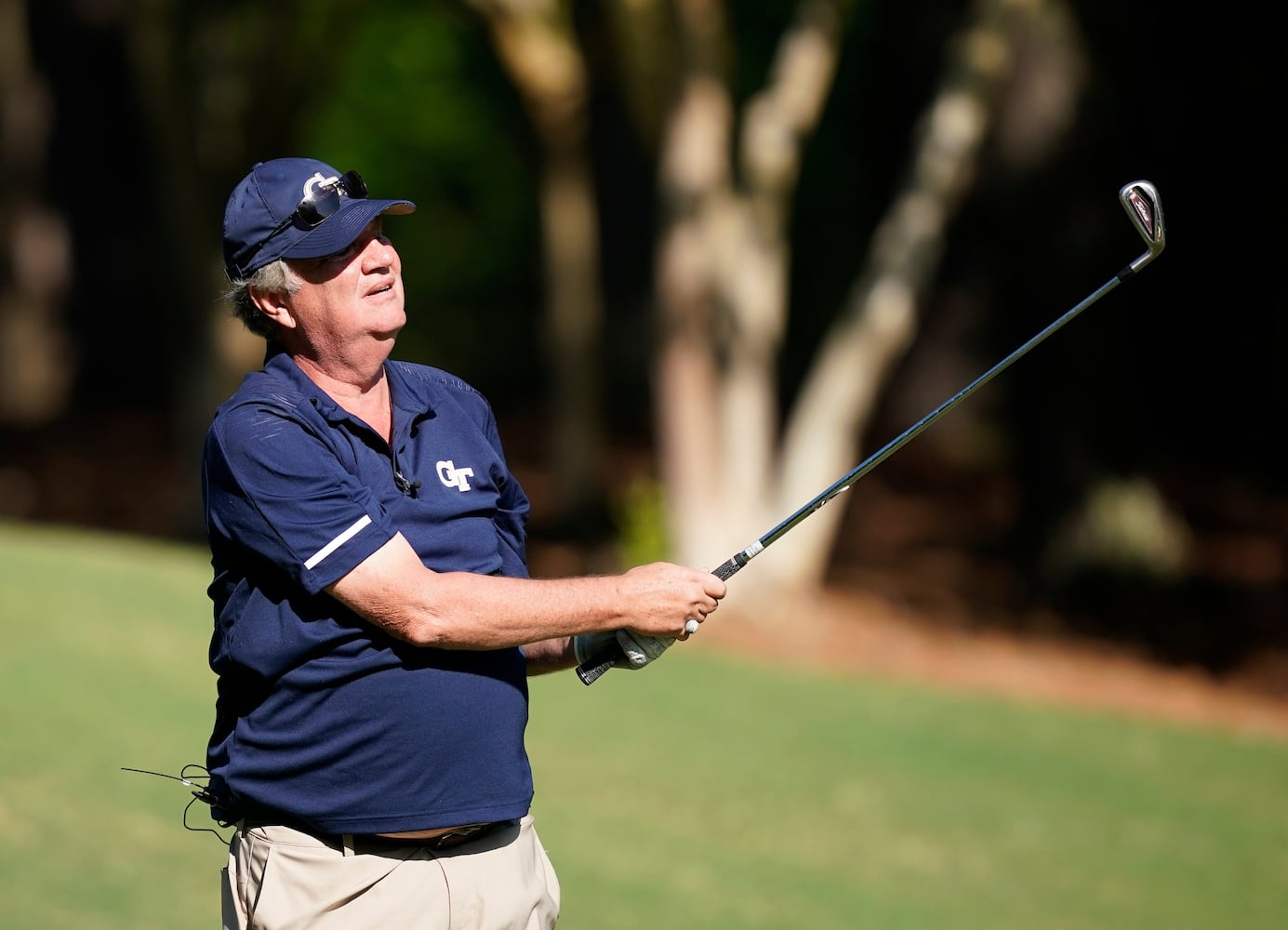 Photos: Bulldogs’ Kirby Smart tackles golf at Chick-fil-A Peach Bowl Challenge