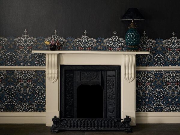 House of Hackney's "Blackthorn Climbing Walls" is adapted from a pattern by 19th-century textile designer William Morris. Photo: Courtesy of House of Hackney