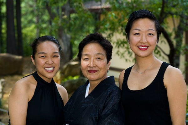 Although Sachi Nakato Takahara (from left) manages Nakato, her mother, Hiroe Nakato, and sister, Yuki Nakato Takahara, both are involved. Courtesy of Nakato Japanese Restaurant