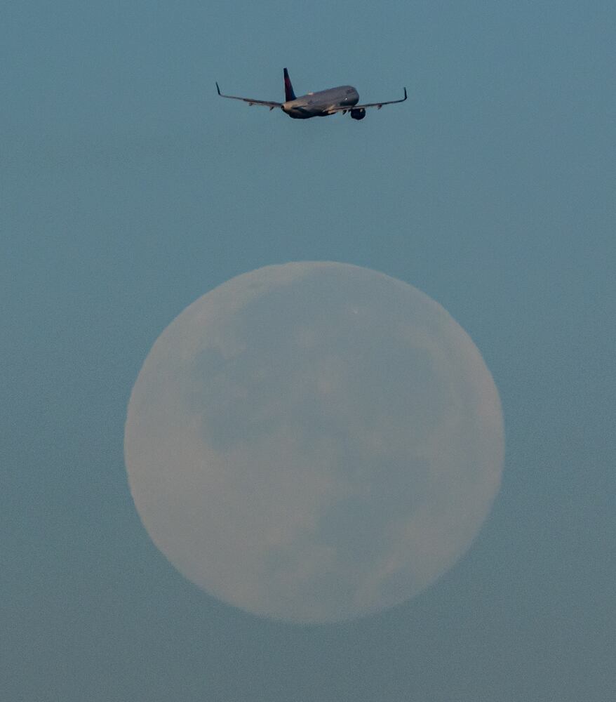 Flight Over The Blue Moon