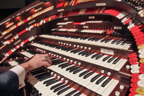 The Strand Theatre is known for its "Mighty Allen" Theatre Organ, which is played regularly before shows. Photo: Bob Andres / AJC