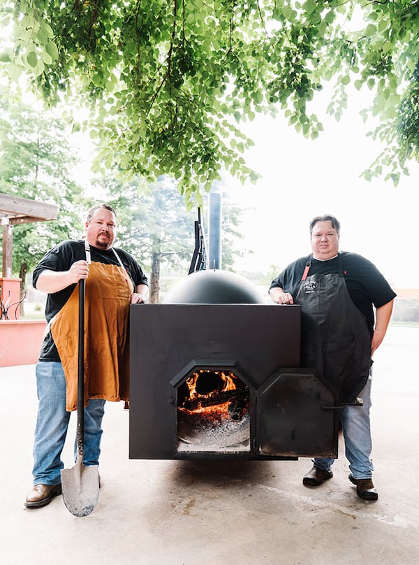 Jonathan and Justin Fox have adapted their business to changes wrought by the pandemic. Courtesy of Fox Bros. Bar-B-Q