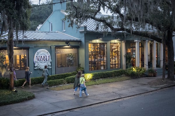 The Vault Kitchen & Market is a converted bank in Savannah's Starland District. Stephen B. Morton for The Atlanta Journal-Constitution