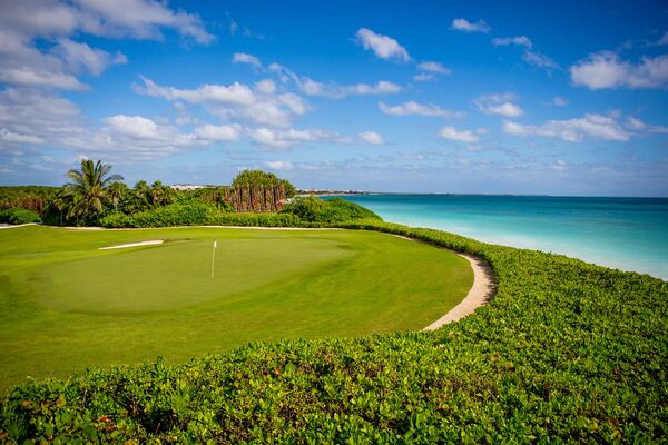 Guests at Banyan Tree Mayakoba in Playa del Carmen, Mexico, have access to El Camaleon, the first PGA tour course in Latin America. 
Courtesy of Banyan Tree Mayakoba