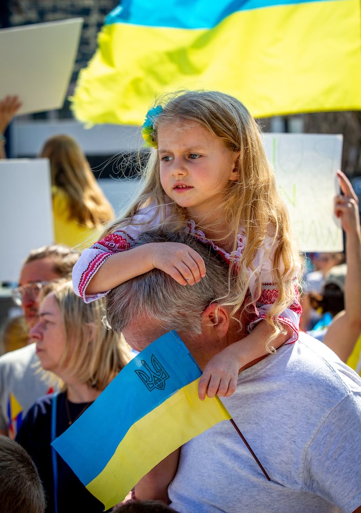 Stand with Ukraine Rally in Atlanta 

