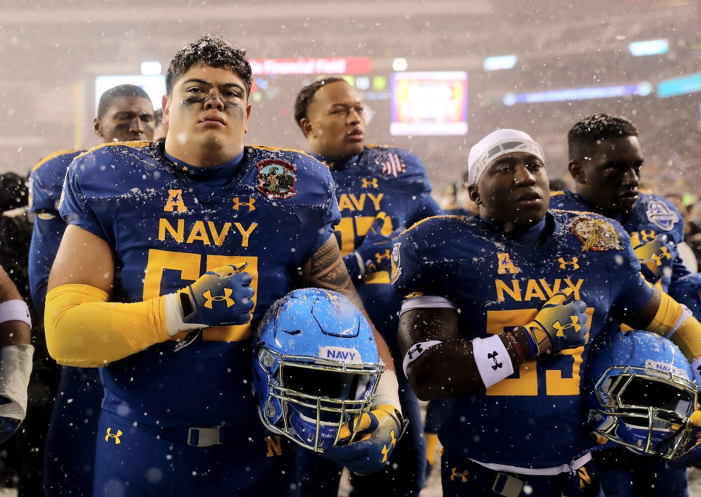 Photos: Army edges Navy in the snow