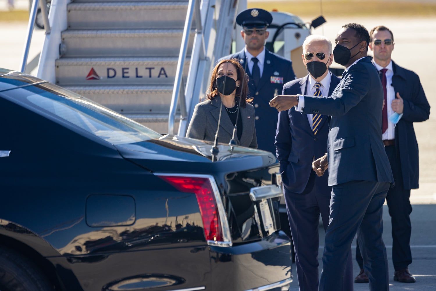 Biden & Harris Air Force One Arrival