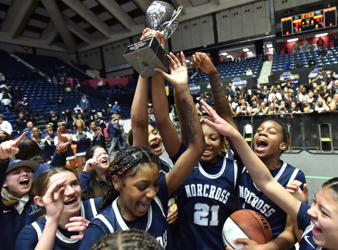 GHSA basketball finals: Norcross vs. Harrison girls