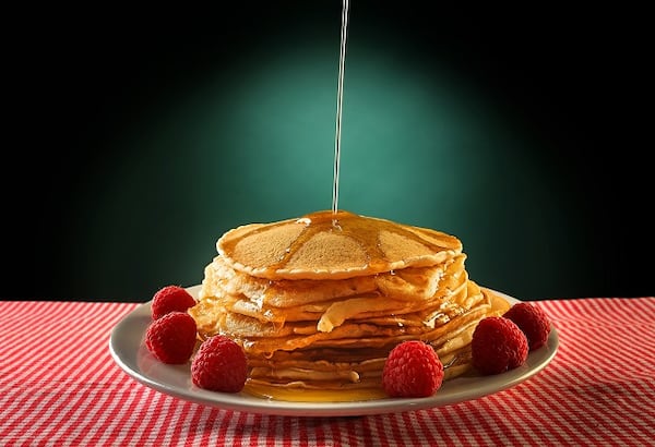 Vegan pancakes, photographed on Wednesday, Feb. 22, 2017, is a vegan dish prepared by Dan Neman in the St. Louis Post-Dispatch kitchen. (Christian Gooden/St. Louis Post-Dispatch/TNS)