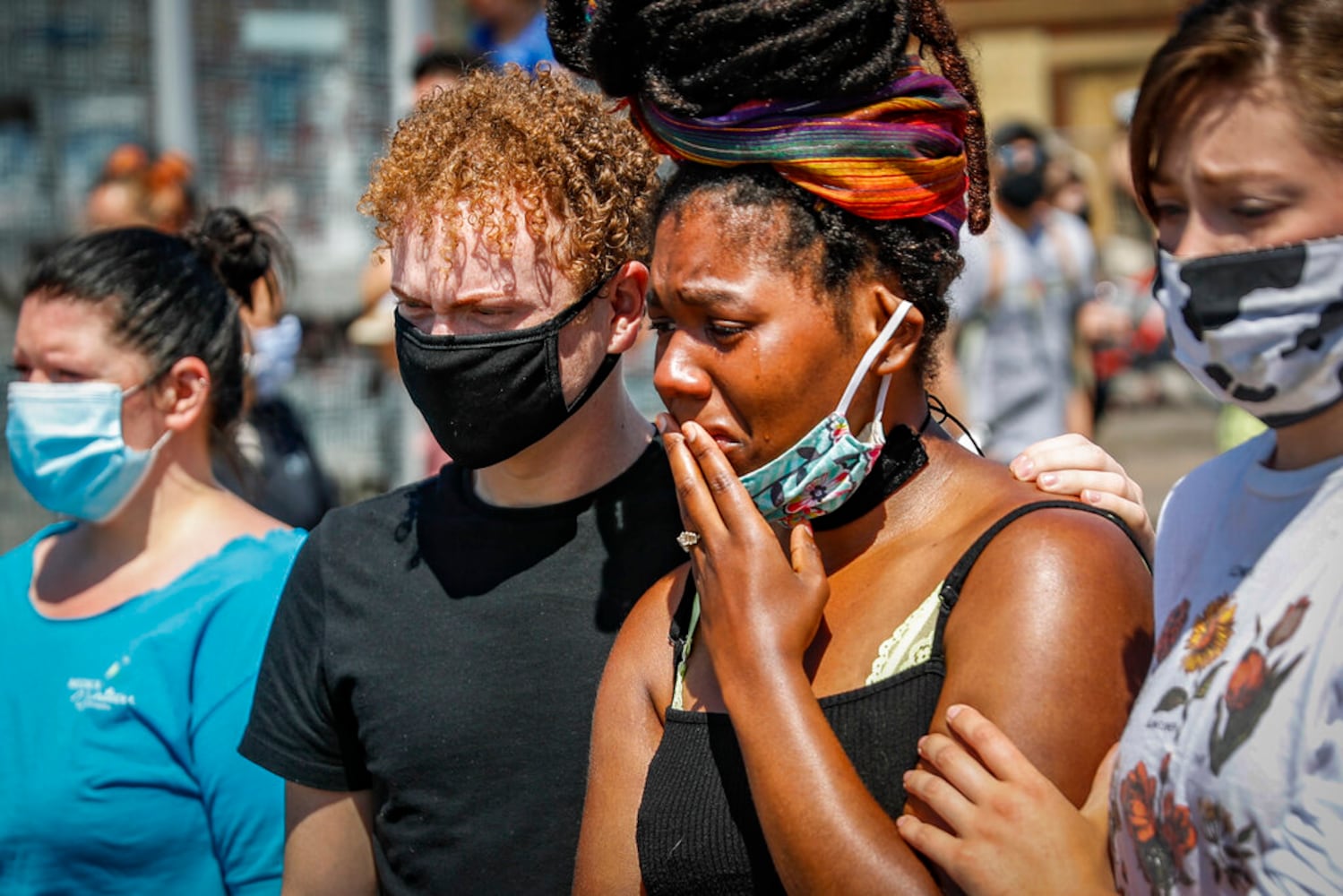 PHOTOS: U.S. cities face protests, fallout Sunday after George Floyd’s death