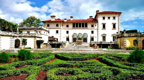 The 34-room Vizcaya Mansion on Biscayne Bay was built in the 1910s and is surrounded by acres of European-style gardens, fountains and sculptures. Self and guided tours offered daily (closed Tuesdays). Adult admission is $18. CONTRIBUTED BY MARC AVERETTE