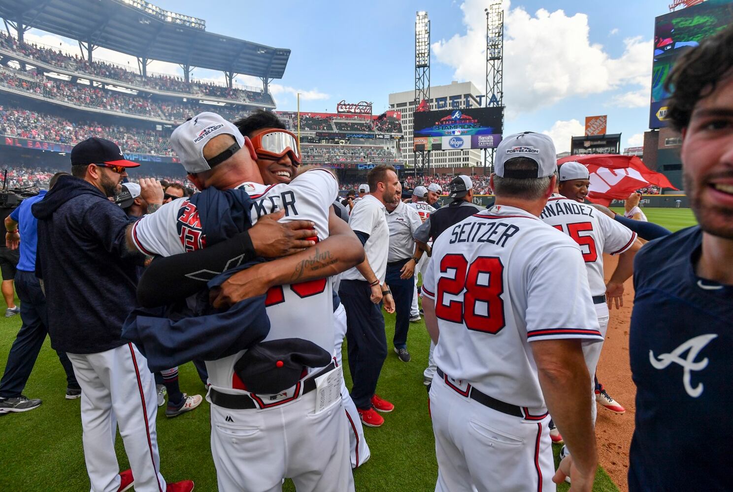 Photos: Braves beat the Phillies, sew up NL East title